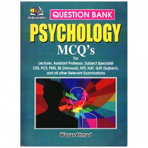 Psychology MCQs By Waqar Ahmed