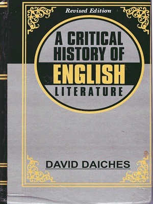 A Critical History of English Literature Volume I to IV By David Daiches