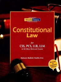 Constitutional Law By Raheem Bakhsh Maitlo JWT