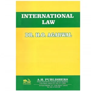 International Law By Dr H O Agarwal