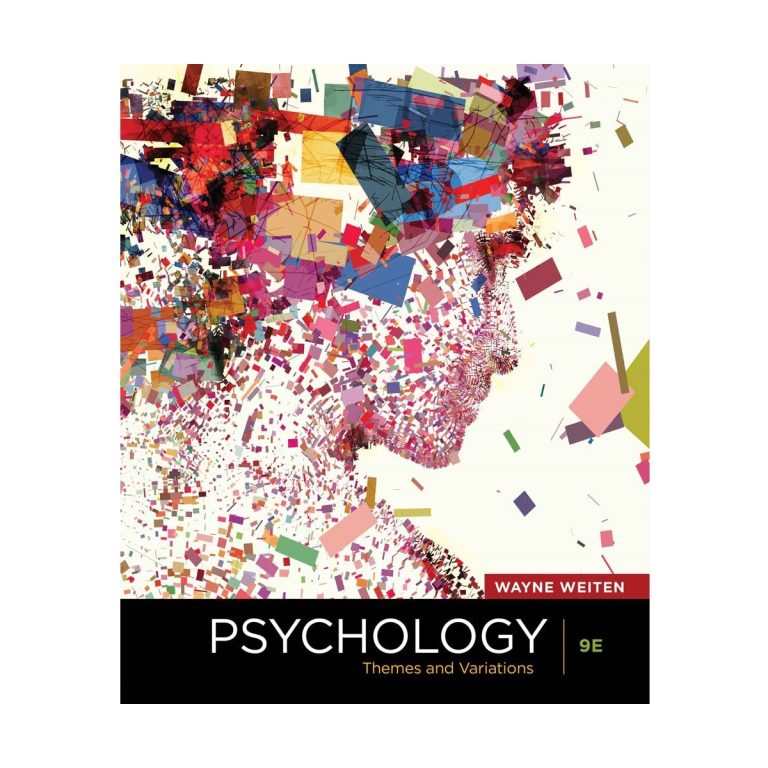 Psychology: Themes and Variations, 9th Edition