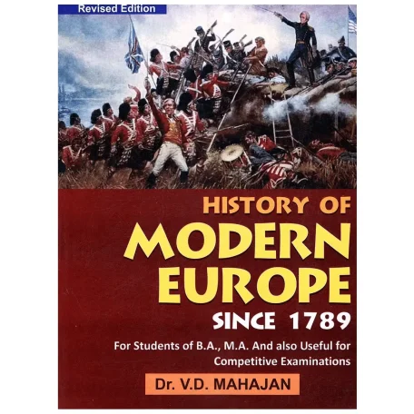 History of Modern Europe Since 1789 By VD Mahajan