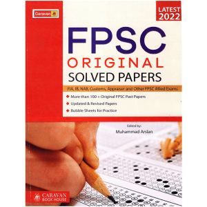 FPSC Original Solved Papers By Muhammad Arslan 2022 Caravan