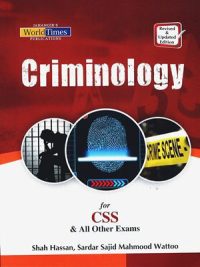 Criminology By Shah Hassan & Sardar Sajid Mahmmod Wattoo JWT