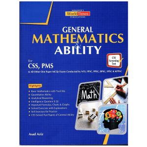 General Mathematics Ability CSS,PMS By Asad Aziz JWT