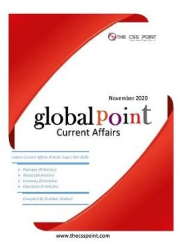 Monthly Global Point Current Affairs November 2020