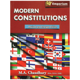 Modern Constitutions By M.A. Chaudhary Emporium