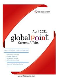 Monthly Global Point Current Affairs April 2021