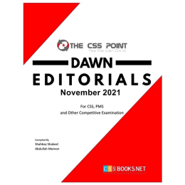 Monthly DAWN Editorials November 2021