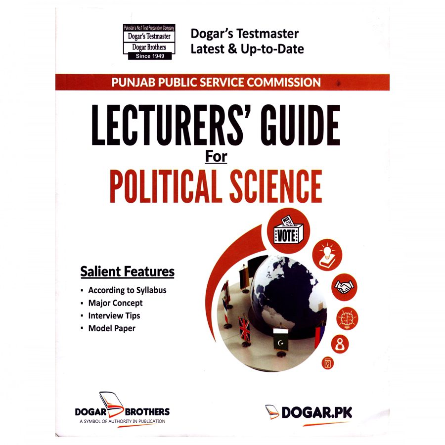 Lecturer Guide For Political Science By Dogar - CSS Books Point