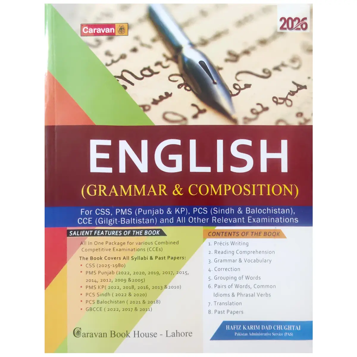 English Precis and Composition By Hafiz Karim Dad Chugtai 2026 Edition Caravan