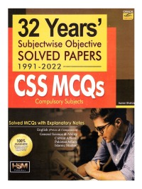 CSS Compulsory Solved MCQs 2022 Edition HSM
