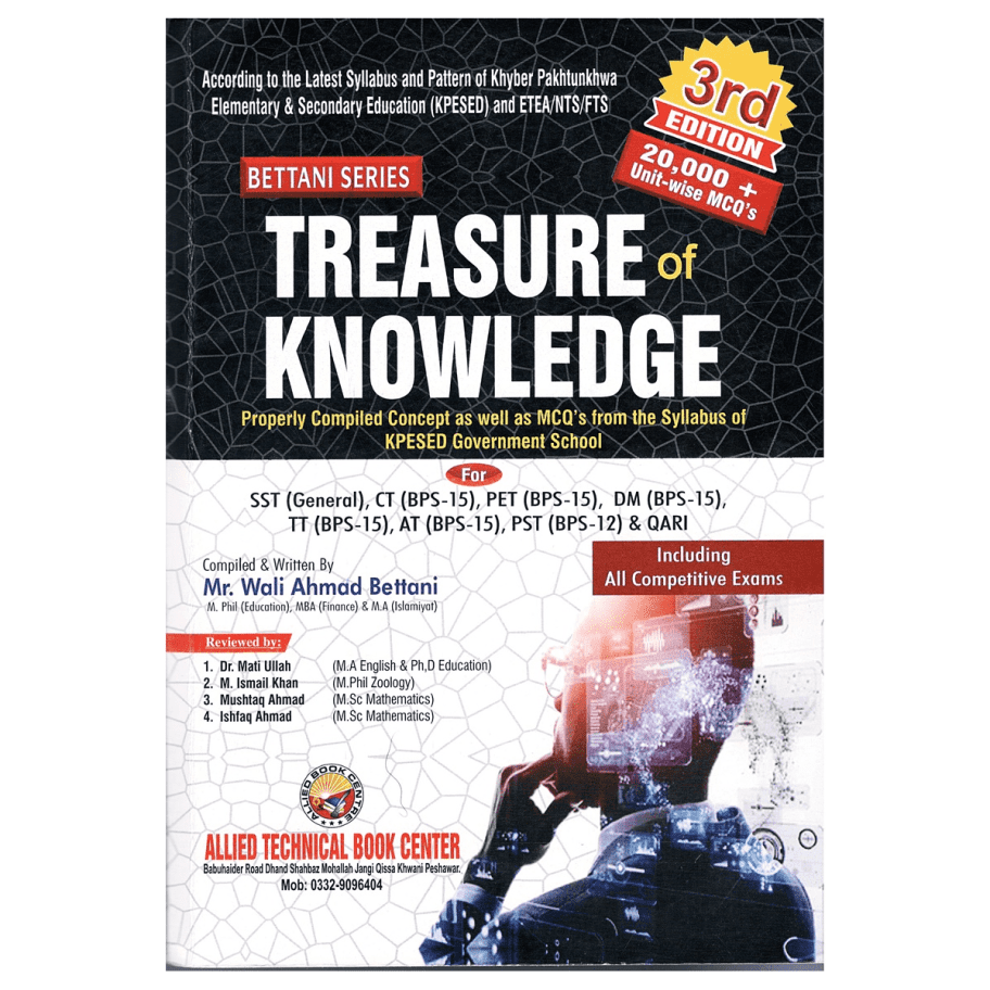 Treasure of Knowledge By Wali Ahmed Bettani CSS Books Point