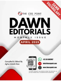 Monthly Dawn Editorials April 2025 Agha Zuhaib Khan