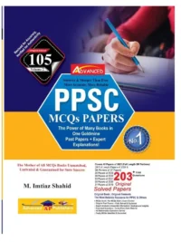 PPSC 105 Edition 2025 Solved Model Papers By M Imtiaz Shahid Volume 2